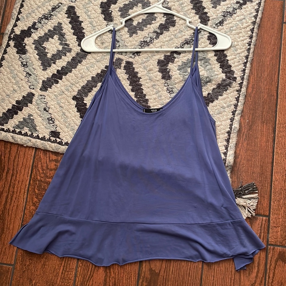 Purple/Blue loose tank top